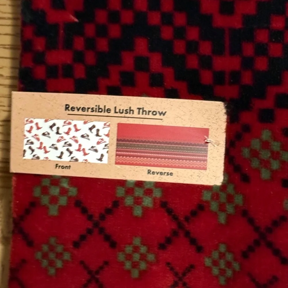 Wrangler christmas throw